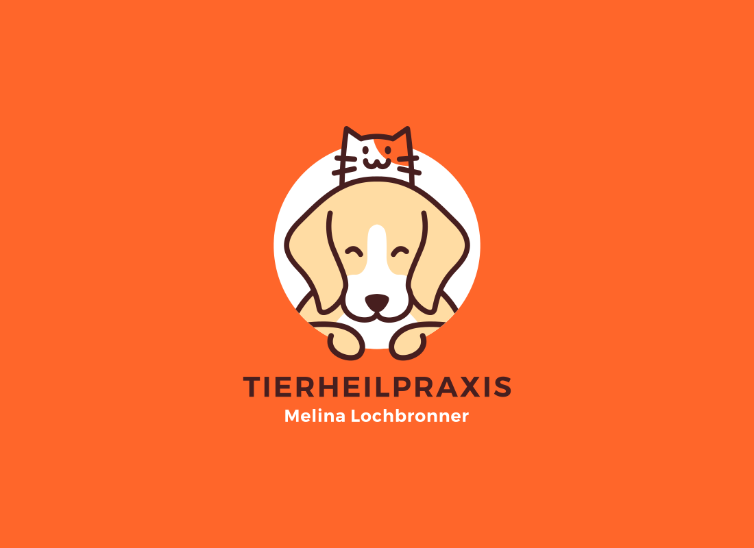 Logodesign Tierheilpraxis Melina Lochbronner